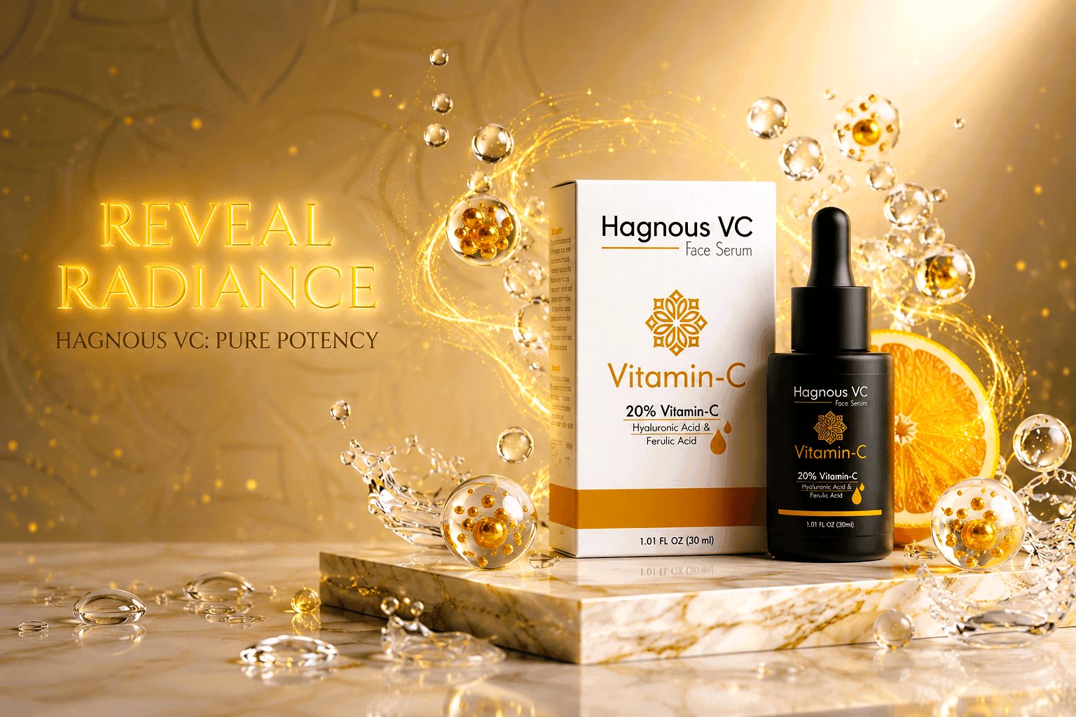 Hagnous Vitamin C skincare formulation